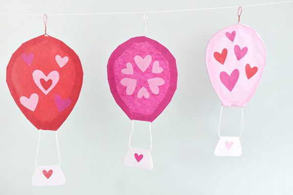 Valentine Hot Air Balloons | Handmade Charlotte