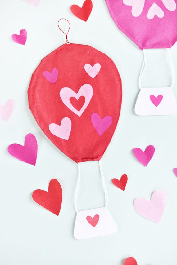 Valentine Hot Air Balloons | Handmade Charlotte