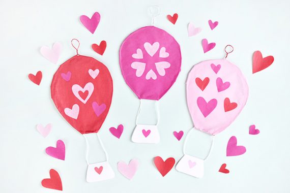 Valentine Hot Air Balloons | Handmade Charlotte