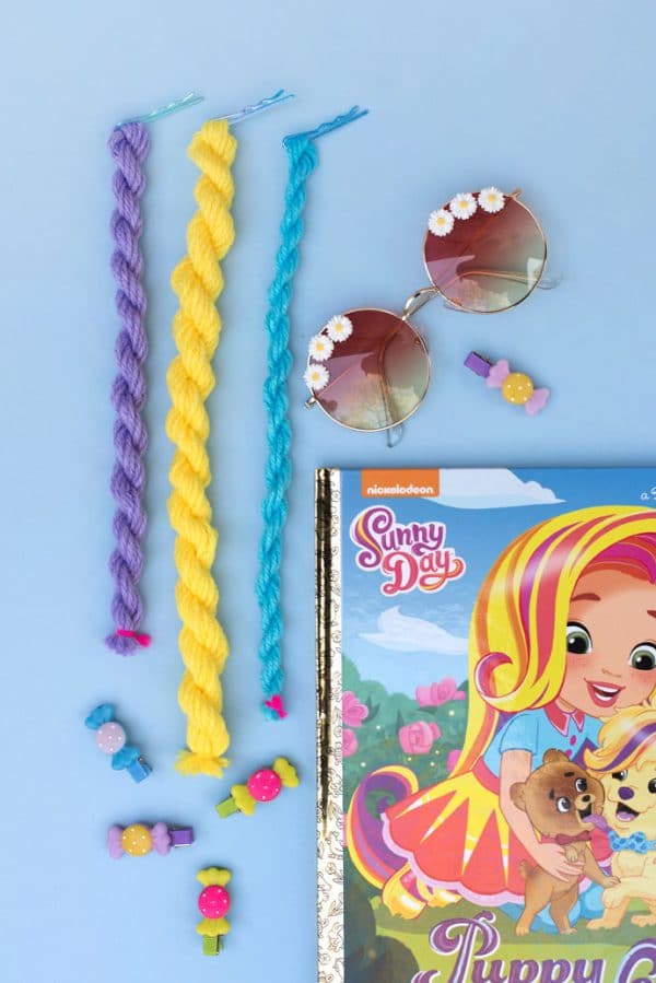 How to Make Colorful Yarn Hair Extensions Handmade Charlotte