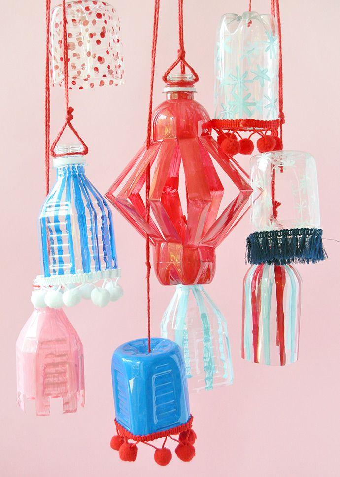 Recyclable Plastic Bottle Lanterns Handmade Charlotte   Bottlelantern.done1 .690 