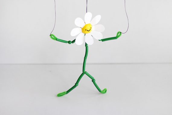 Dancing Daisy Pasta Puppet | Handmade Charlotte