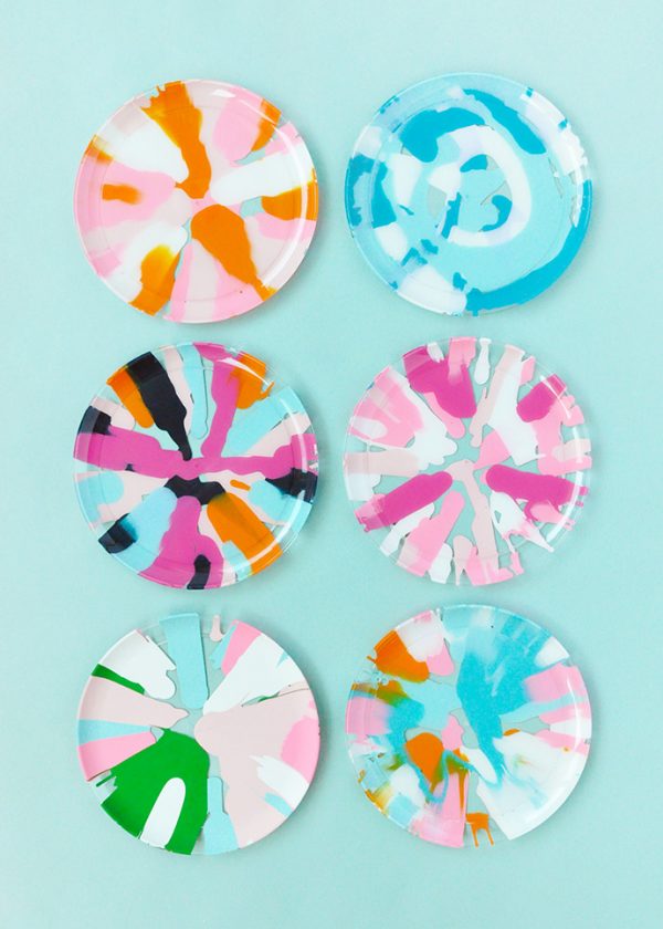 Salad Spinner Art Party Plates | Handmade Charlotte