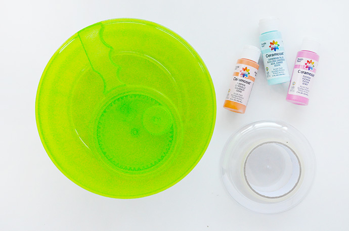 Salad Spinner Art Party Plates