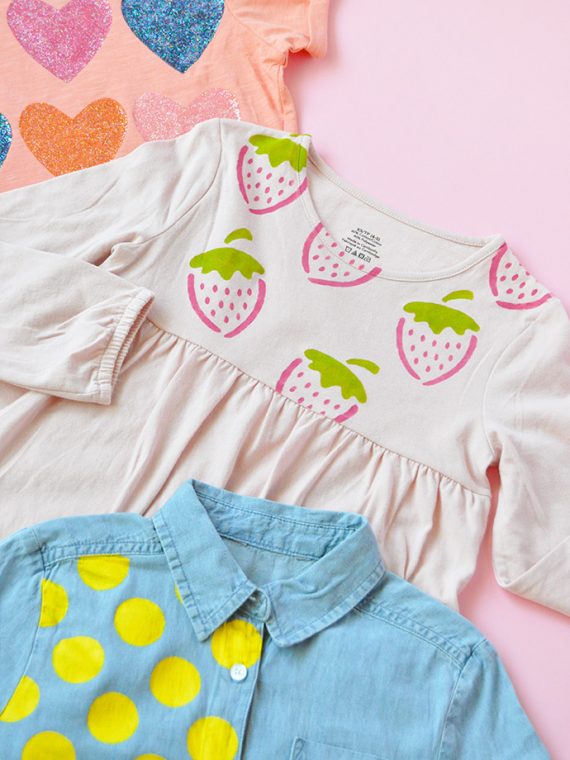 How To Stencil Clothes in 3 Ways | Handmade Charlotte
