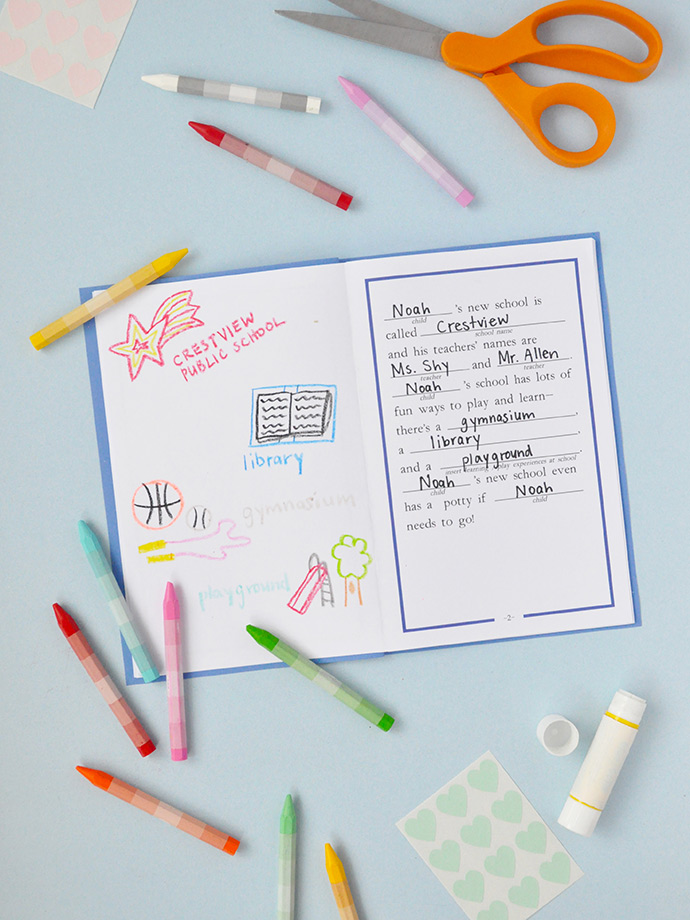Make a Storybook for Back-to-School