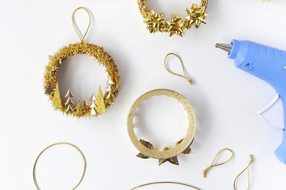 DIY Five Golden Rings Ornaments | Handmade Charlotte