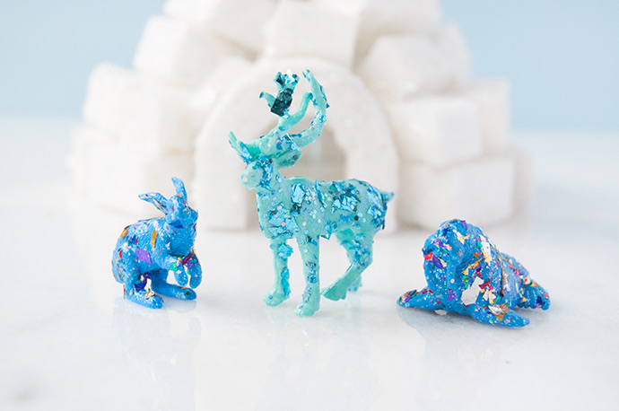 Make Your Own Glittery Arctic Play Set