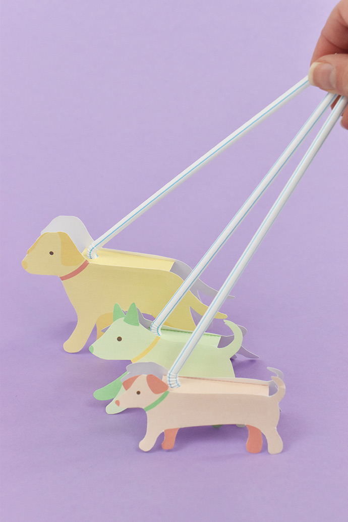 Printable Dog Walking Toys