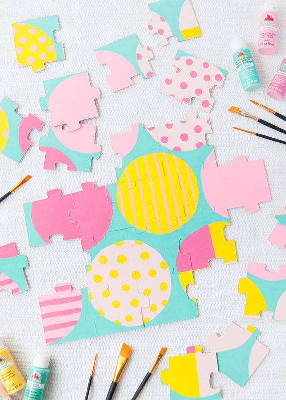 How to Paint Your Own Puzzle Handmade Charlotte