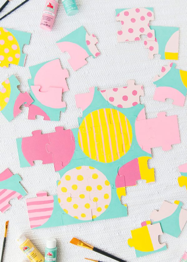 How to Paint Your Own Puzzle Handmade Charlotte