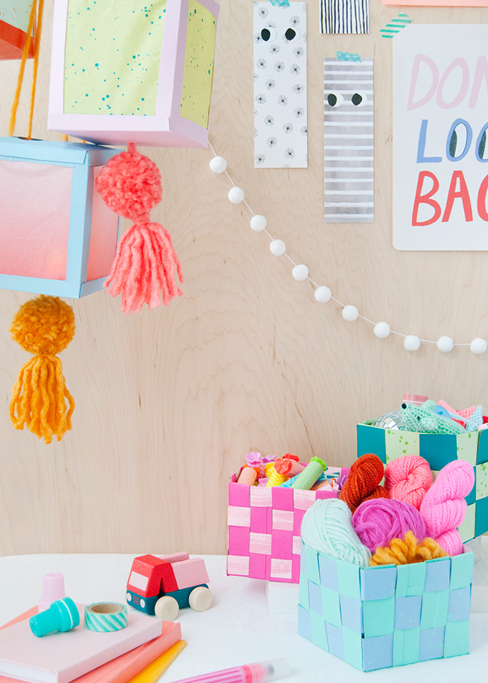 cardboard tissue box cover craft