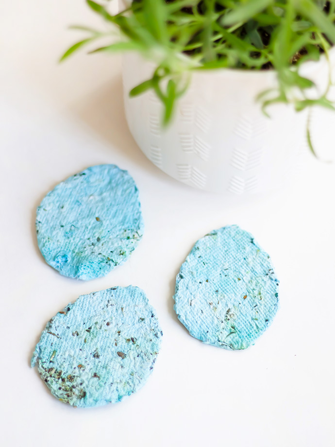 Seed Paper Easter Eggs