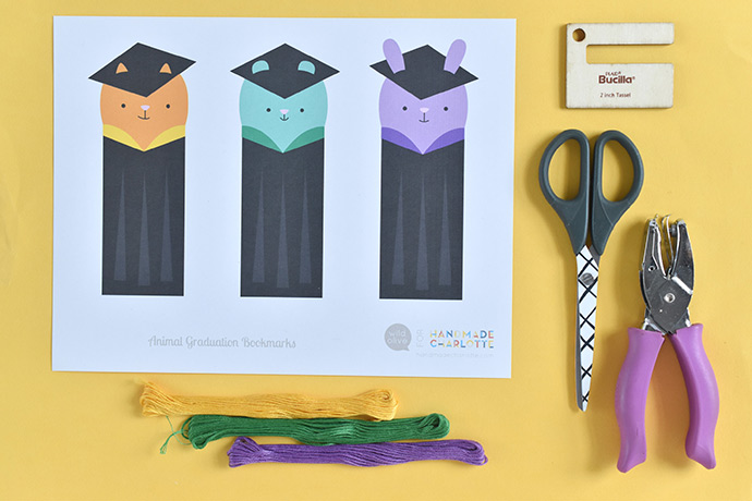 printable animal graduation bookmarks handmade charlotte