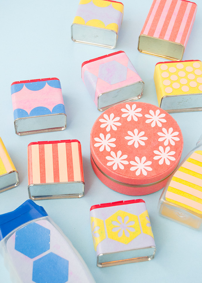 Mod Podge Upcycled Blocks