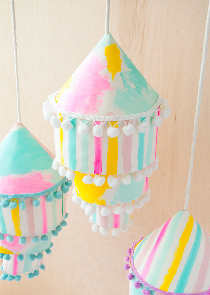 Painted Paper Lanterns | Handmade Charlotte