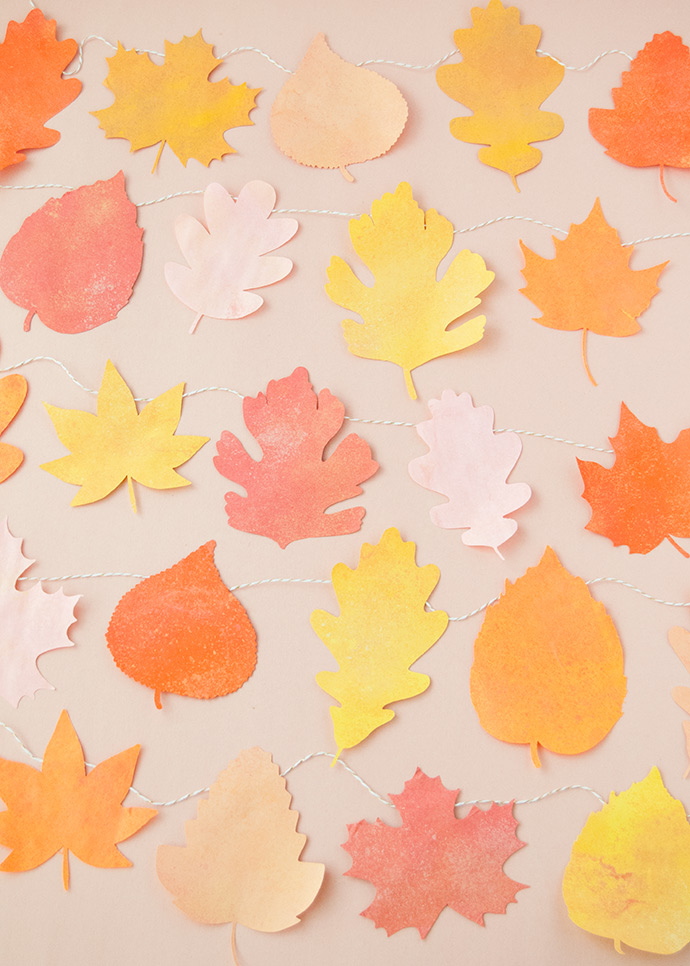 fall paper garland