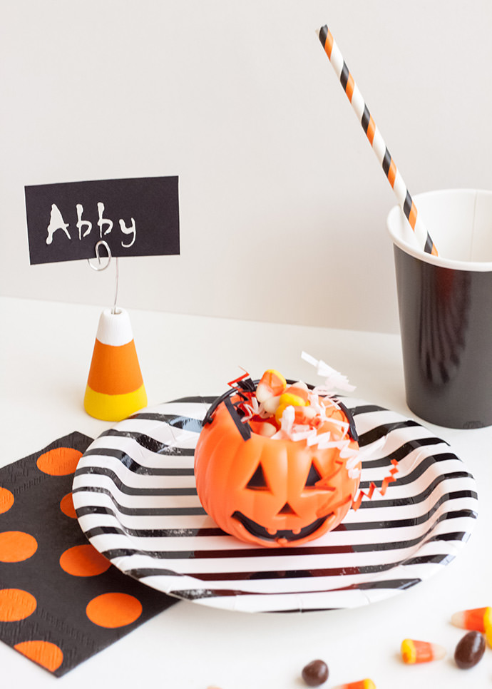 Candy Corn Place Card Holders
