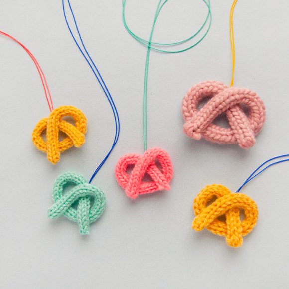 French Knit Pretzel Necklaces | Handmade Charlotte