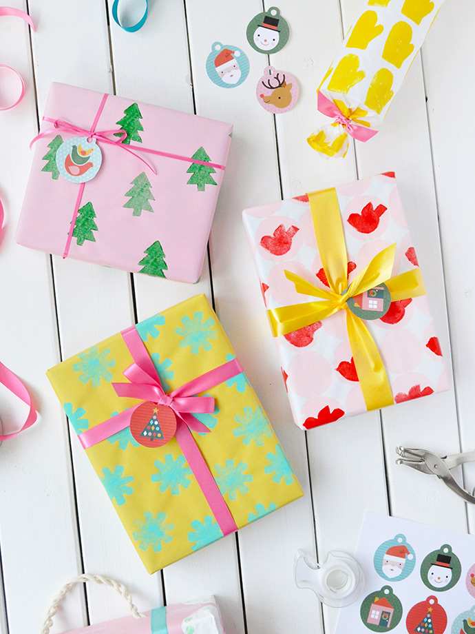 handmade wrapping paper