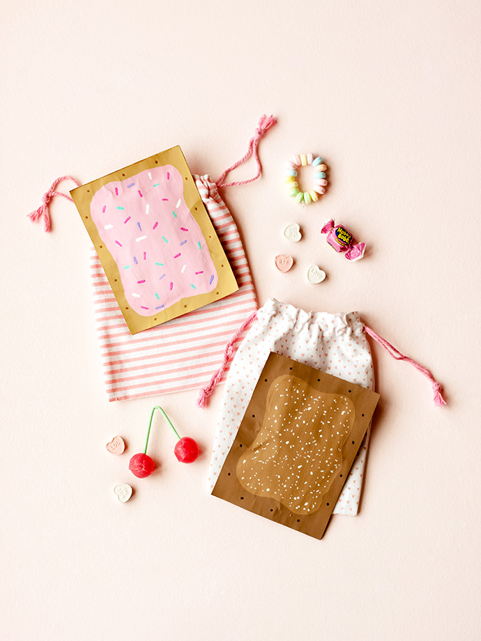 Valentine Pop Tart Pouch | Handmade Charlotte