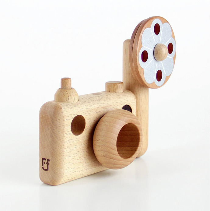 Wooden Toy Camera 