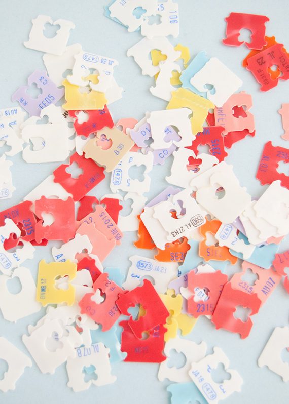 Upcycled Bread Tag Art Handmade Charlotte