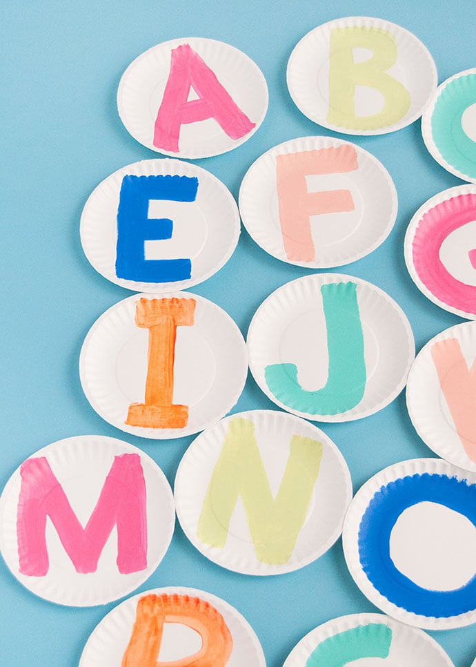 Paper Plate Alphabet Craft | Handmade Charlotte