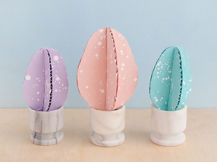 Upcycled Cardboard Easter Eggs
