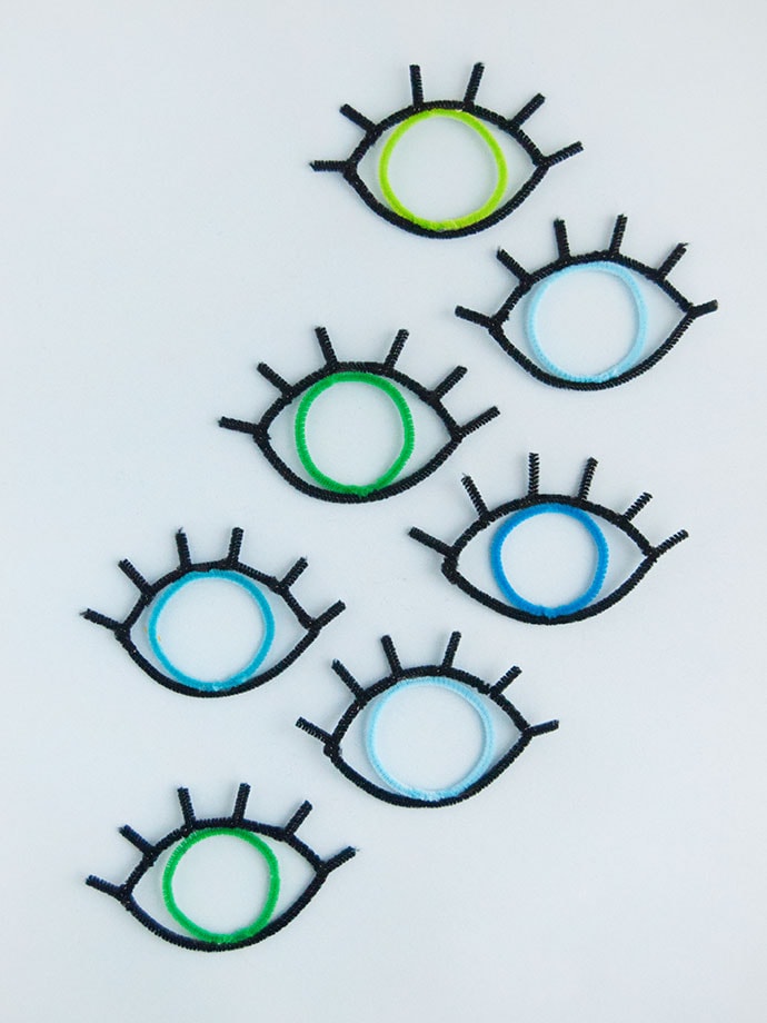 Pipe Cleaner Eye Charms