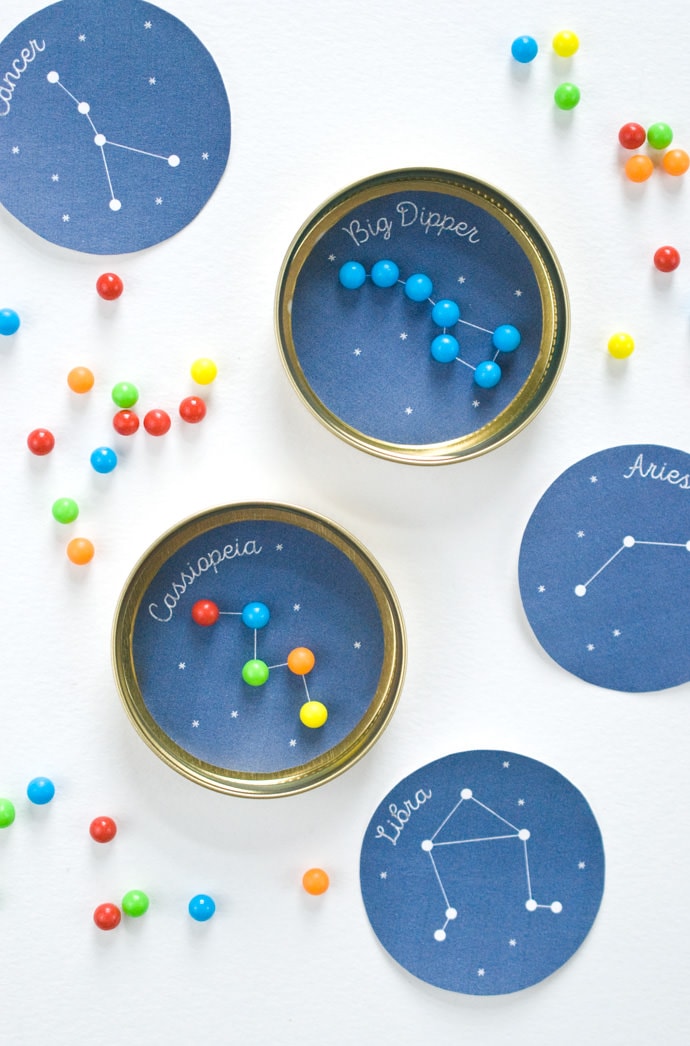 space outer crafts constellation projects crafting candy