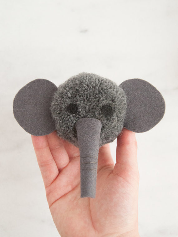 Elephant Pom Pom Handmade Charlotte