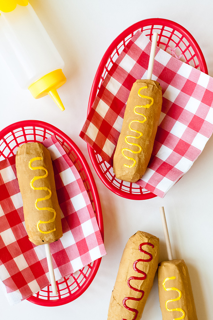 Corn Dog Piñatas