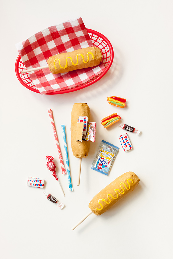 Corn Dog Piñatas