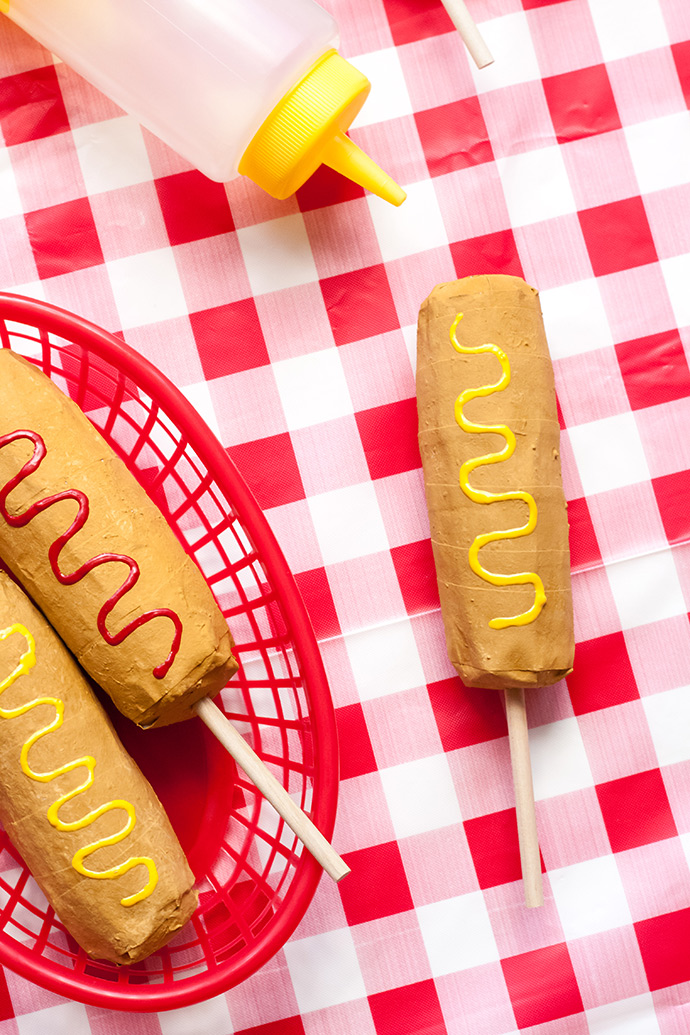 Corn Dog Piñatas