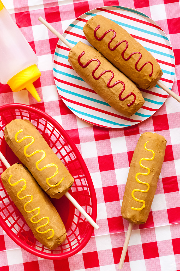 Corn Dog Piñatas