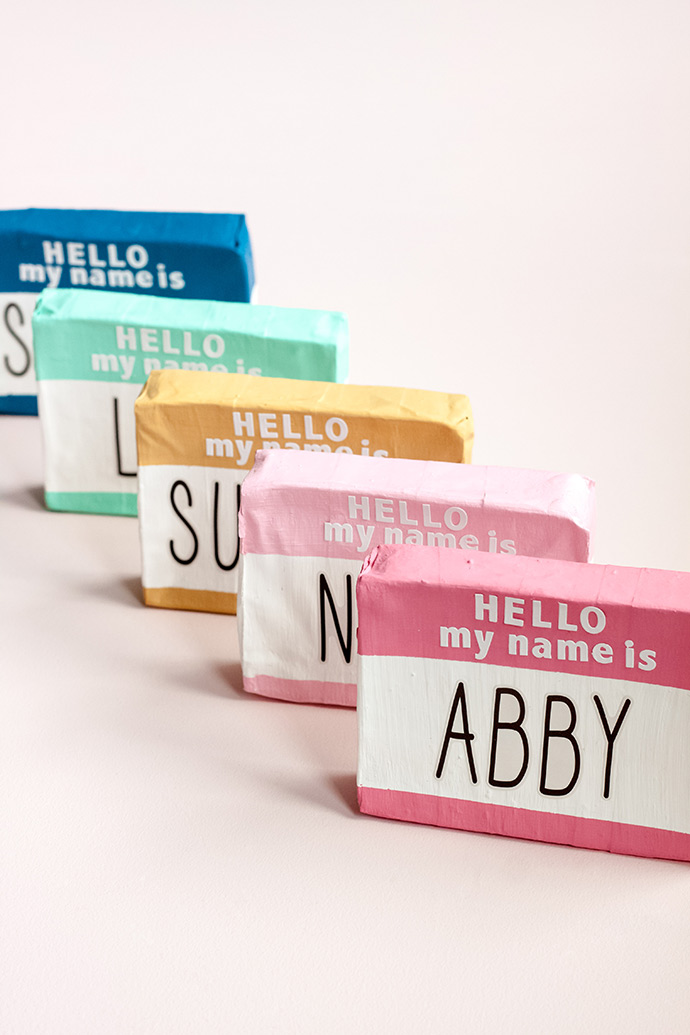 cardboard place cards