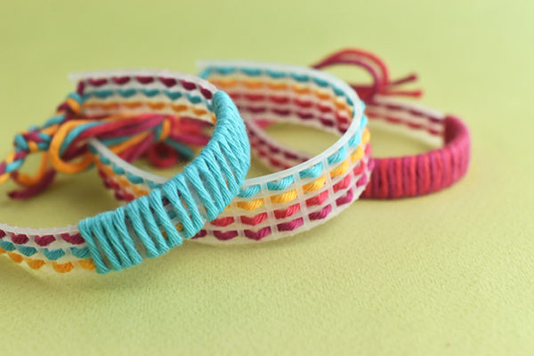 Plastic Canvas Friendship Bracelets | Handmade Charlotte