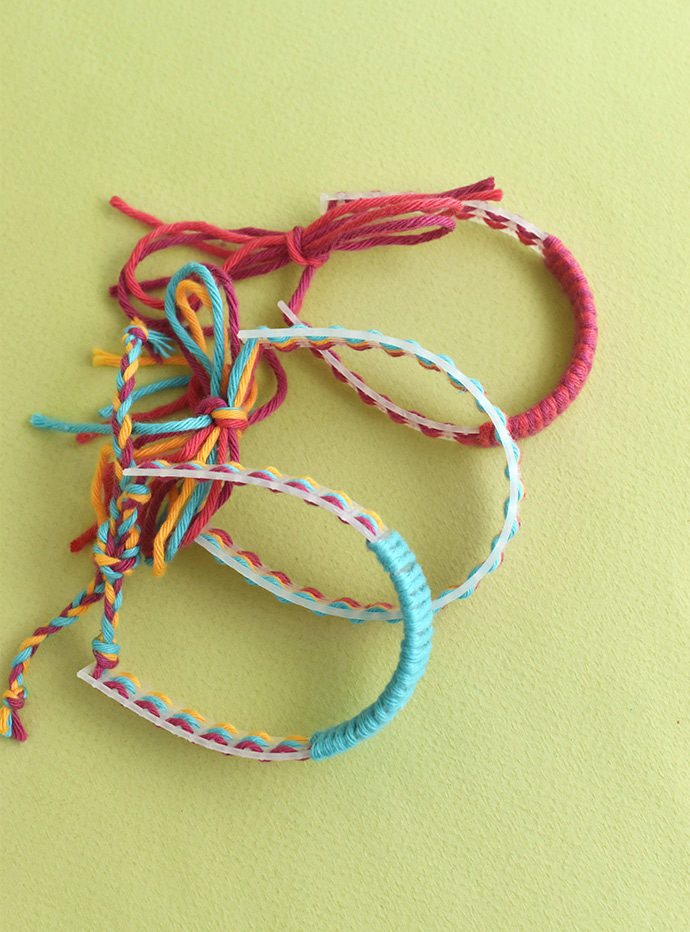 Plastic Canvas Friendship Bracelets | Handmade Charlotte