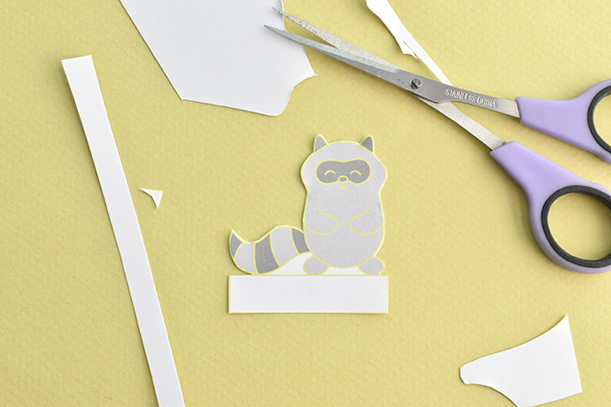 Printable City Raccoon Diorama Playset