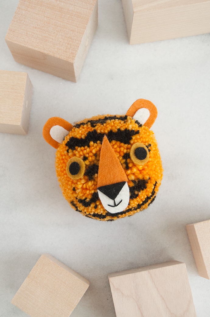 to Make a Tiger Pom Pom | Handmade Charlotte