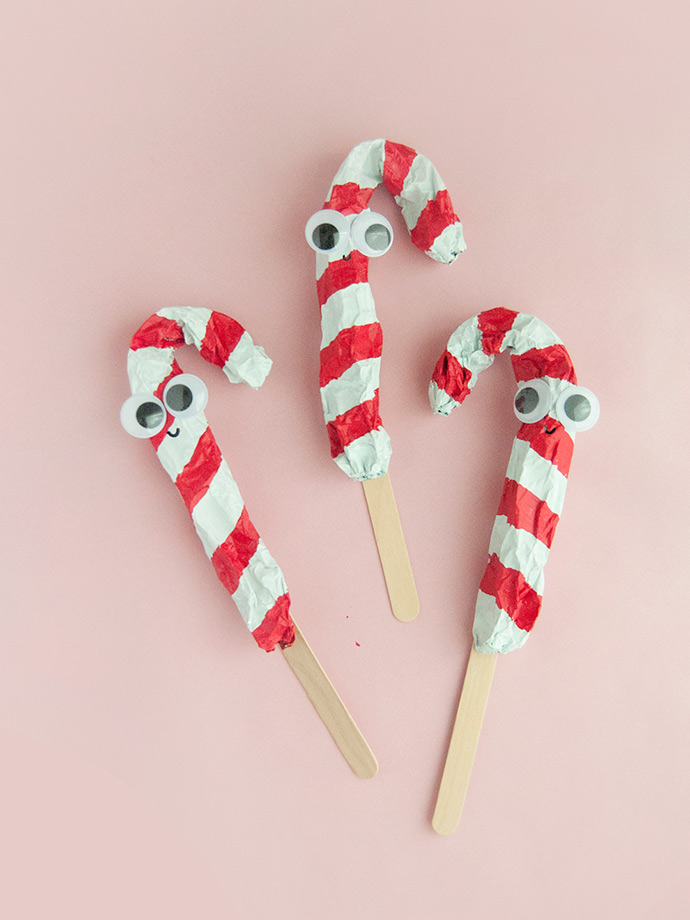 Candy Cane Puppets