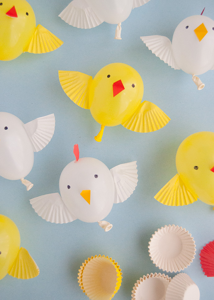 Balloon Chicks and Hens for Easter