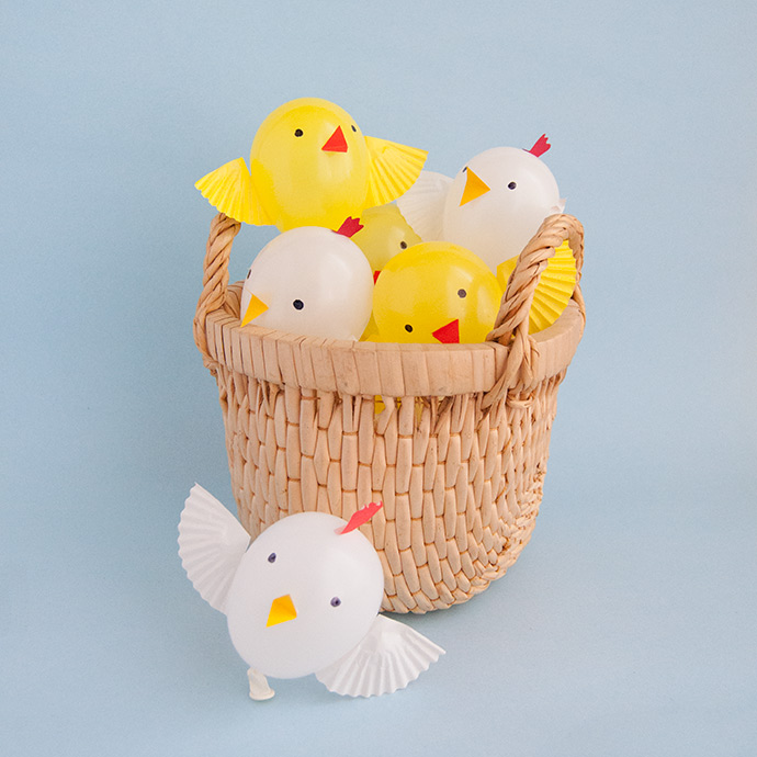 Balloon Chicks and Hens for Easter