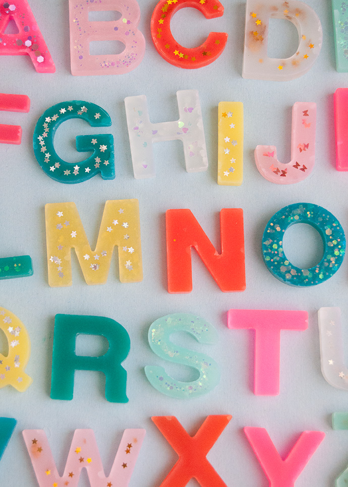 How to Make a Resin Alphabet Set Without Resin