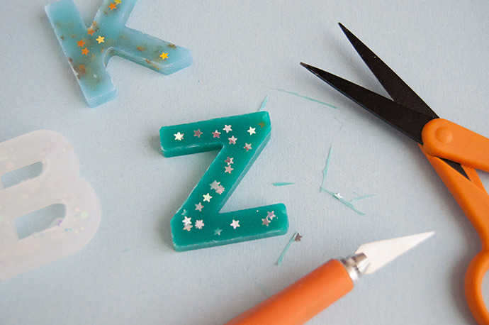 How to Make a Resin Alphabet Set Without Resin
