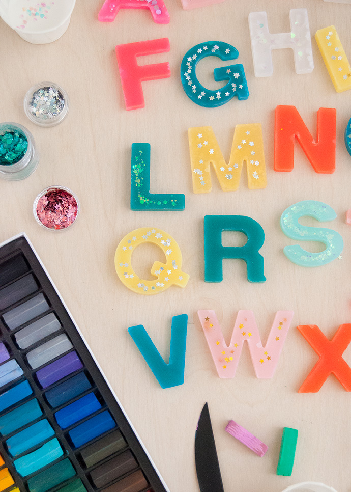 How to Make a Resin Alphabet Set Without Resin