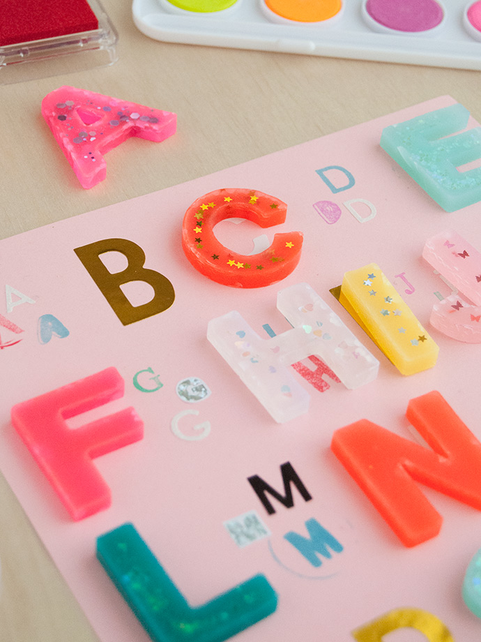 How to Make a Resin Alphabet Set Without Resin