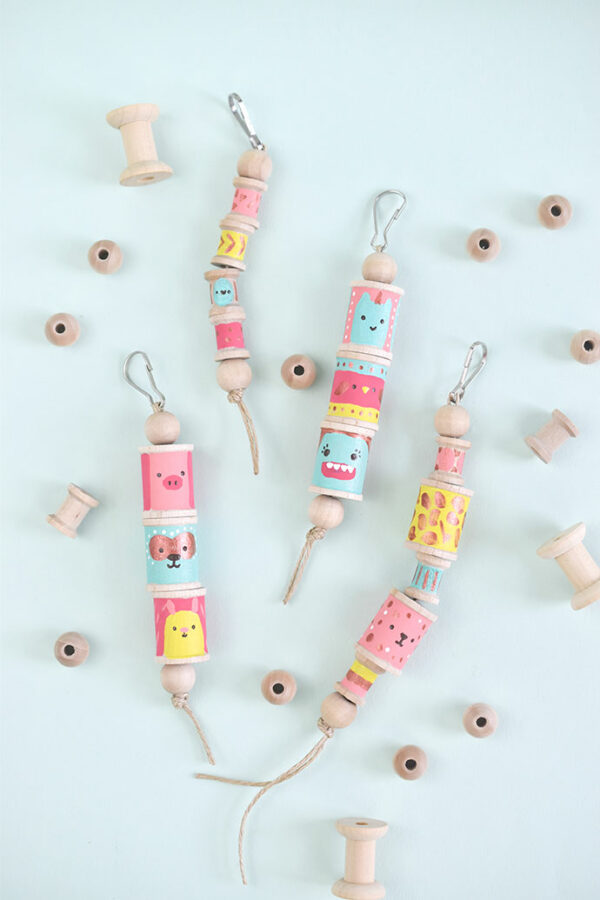 DIY Backpack Charms for BacktoSchool Handmade Charlotte