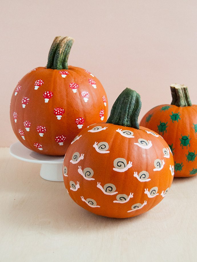 Nature-Inspired Fingerprint Art Pumpkins | Handmade Charlotte